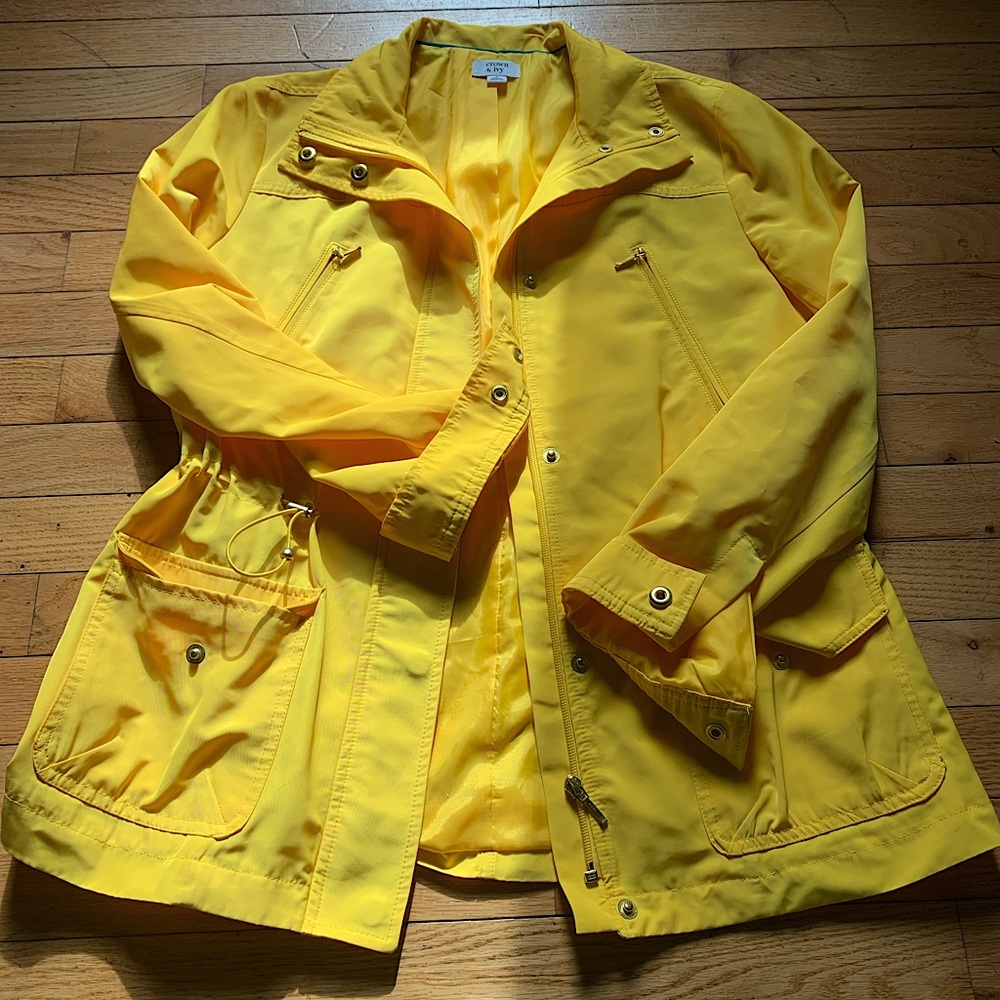 Crown and Ivy rain jacket